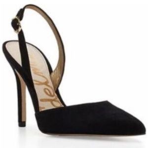 SAM EDELMAN Dora Suede Pointed Toe Stiletto Heels